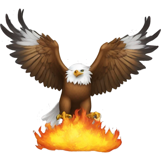 eagl on fire emoji