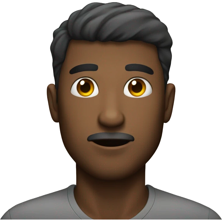hombre con los ojos vendados emoji