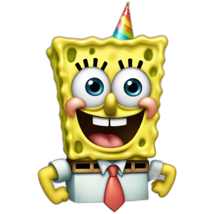 Spongebob birthday emoji