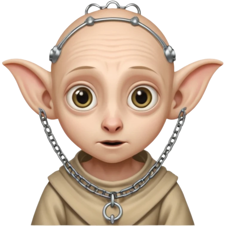 Dobby the house elf in bdsm  chastity cage emoji