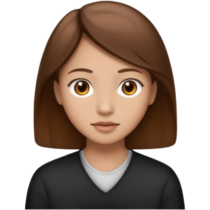 I am kinda ok looking with brown hair emoji