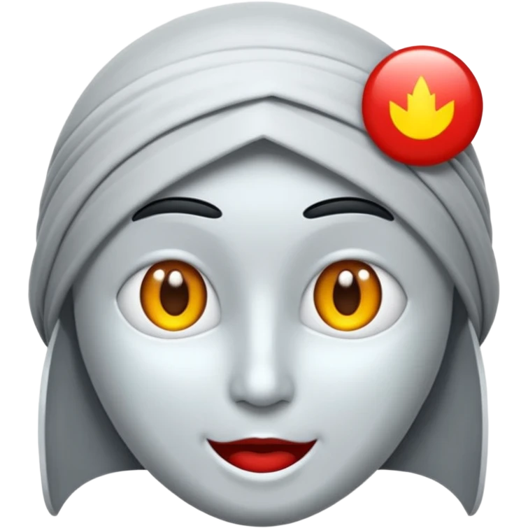 Kırmızı parıltı bir silah emoji