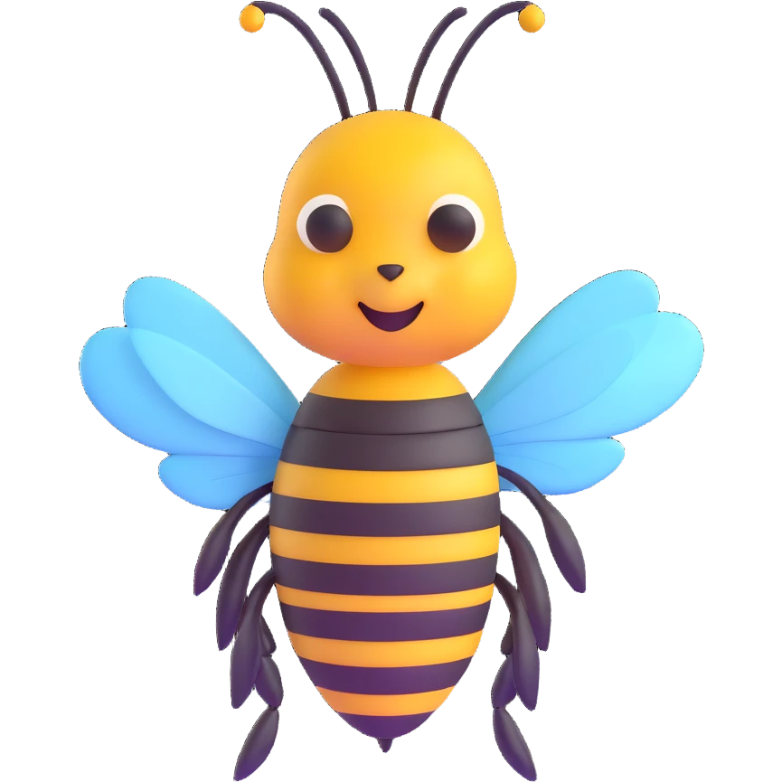 honey bee emoji