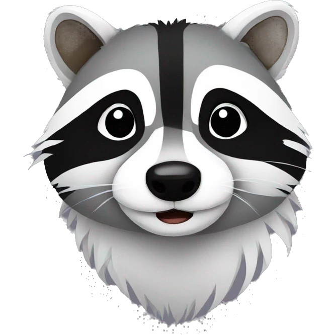 Sleepy raccoon emoji