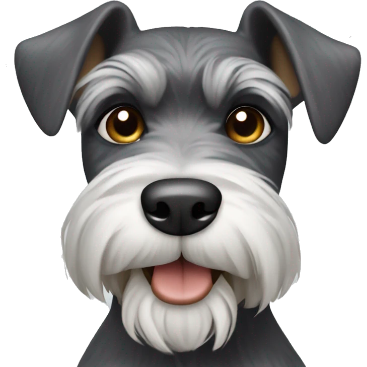 schnauzer dog emoji