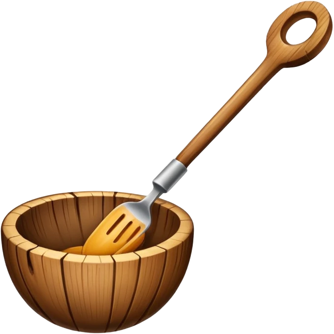 Una cuchara quemada emoji