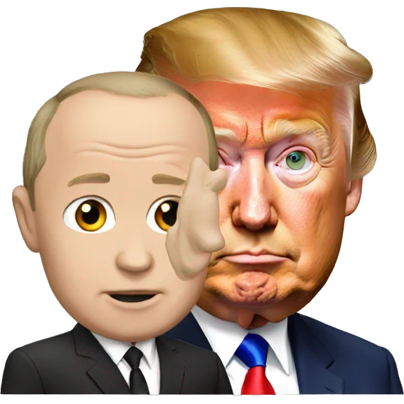 mix of putin and trump emoji