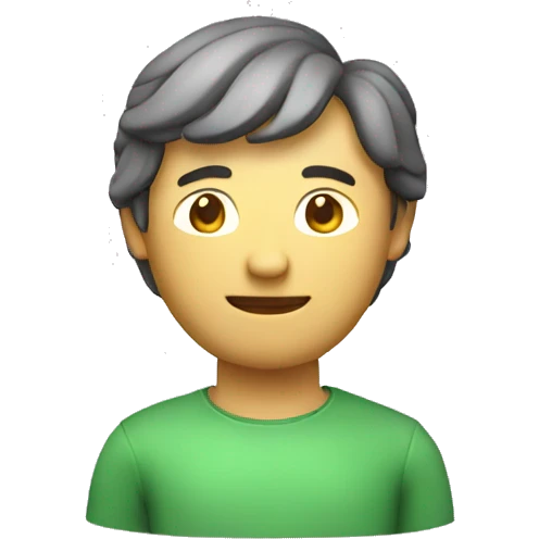 man 3d apple style emoji