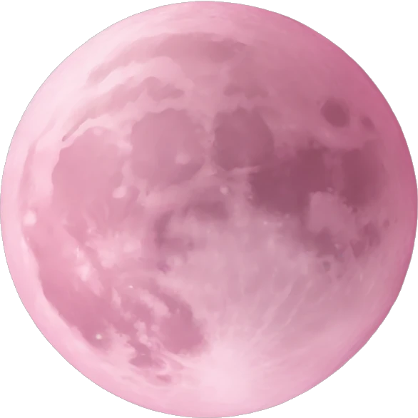 pastel pink moon emoji