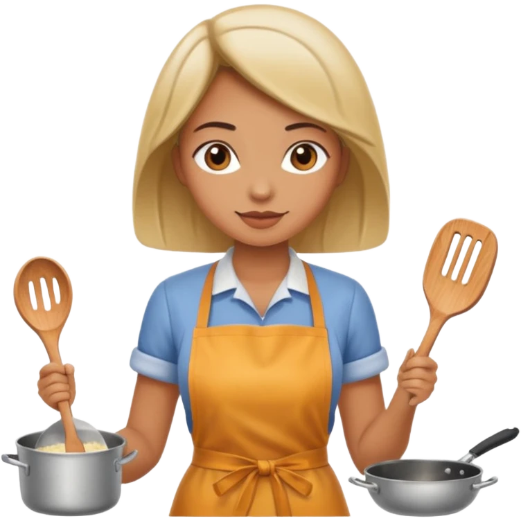 Female cooking emoji