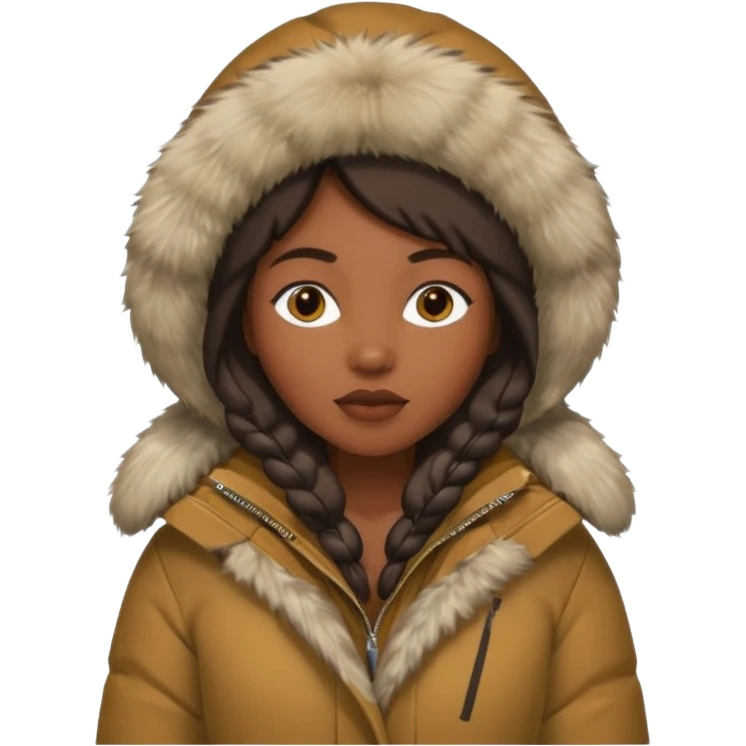black woman eskimo  emoji