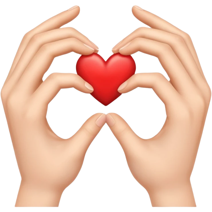 kalp yapan eller emoji