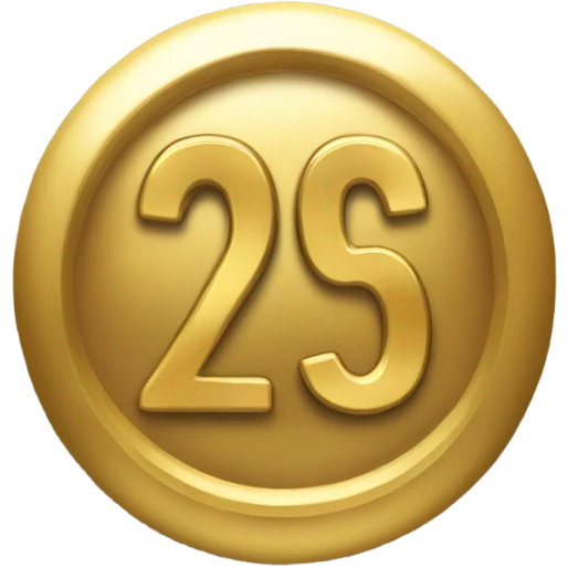 give me a "2025" gold number emoji emoji