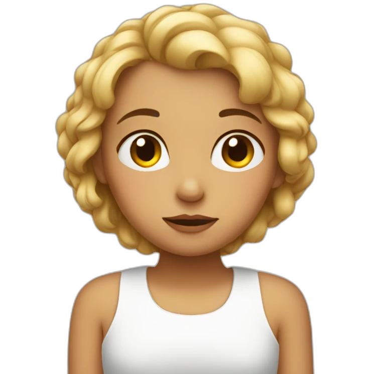 Sleepy Girl emoji