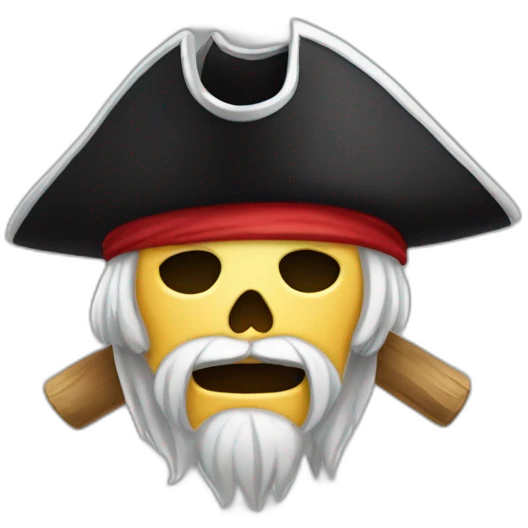 Esqueleto pirata  emoji