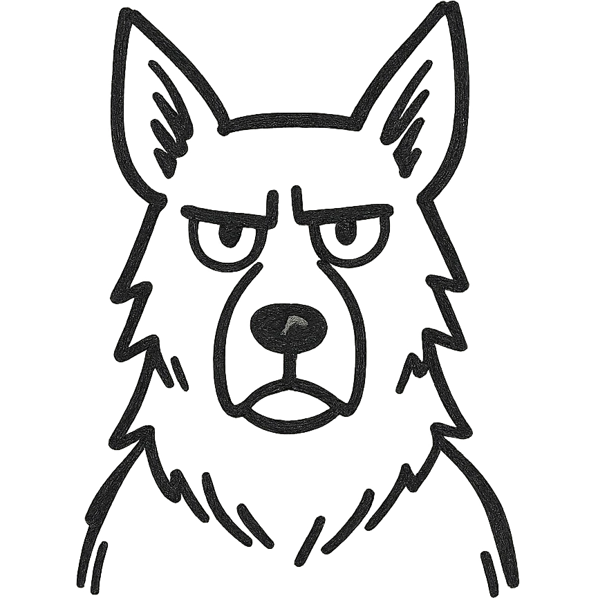strict sheepdog emoji