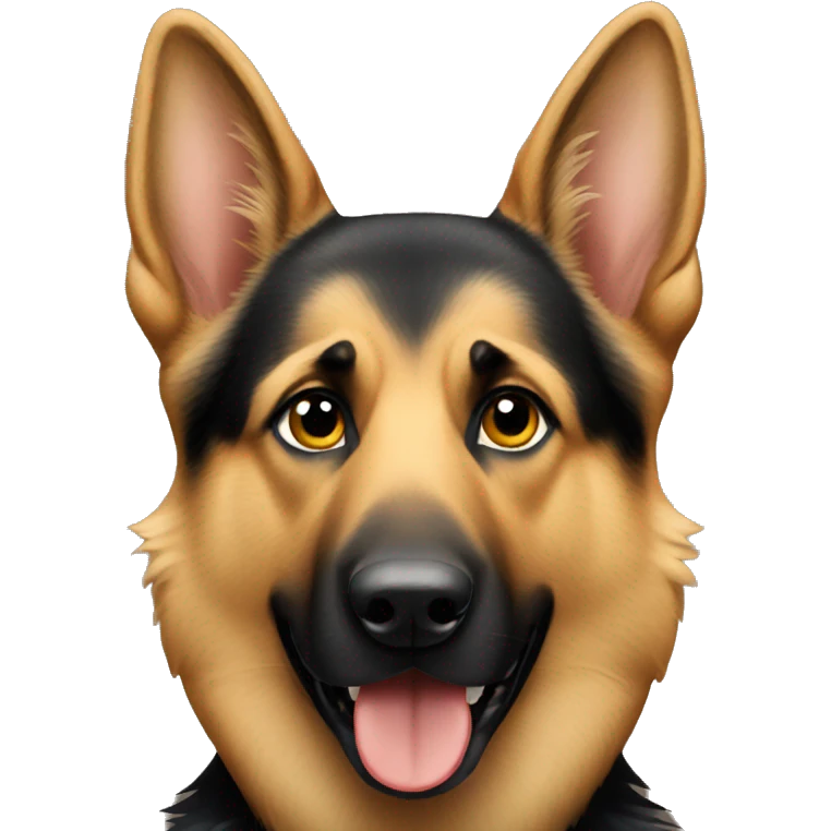 German shepherd  emoji