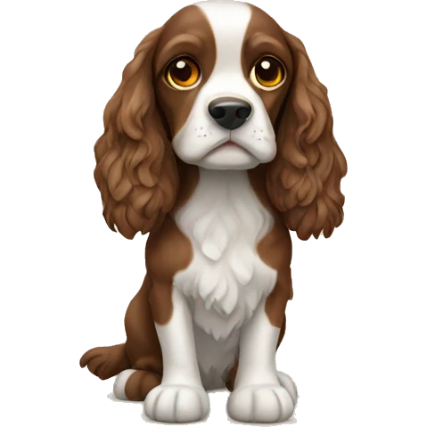 Cocer spaniel dog emoji