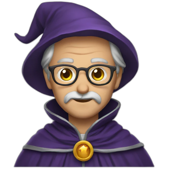 Epic wizard emoji