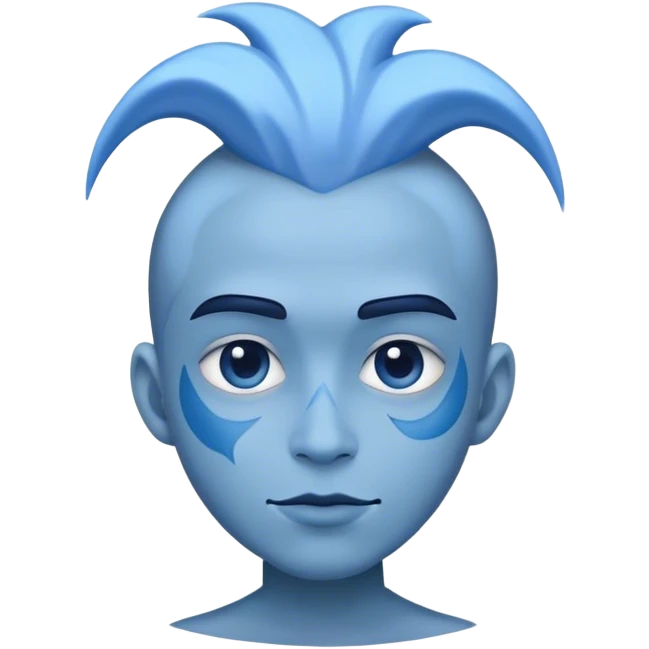 clients blue color emoji