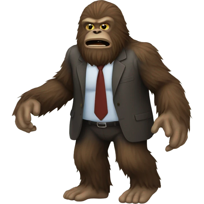 Sasquatch, attorney at law emoji