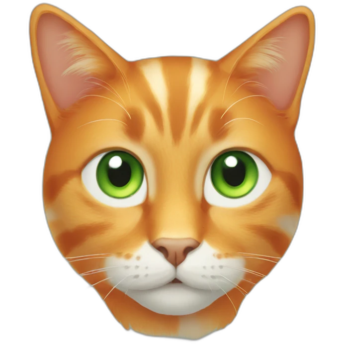 orange-cat-green-eyes emoji