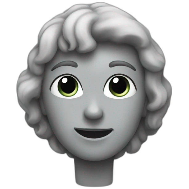 Gray heart  emoji