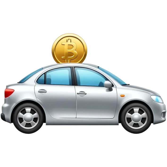 Driving to the bank emoji