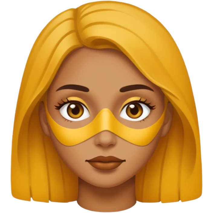 Female with mustard emoji