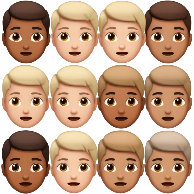different emotions emoji