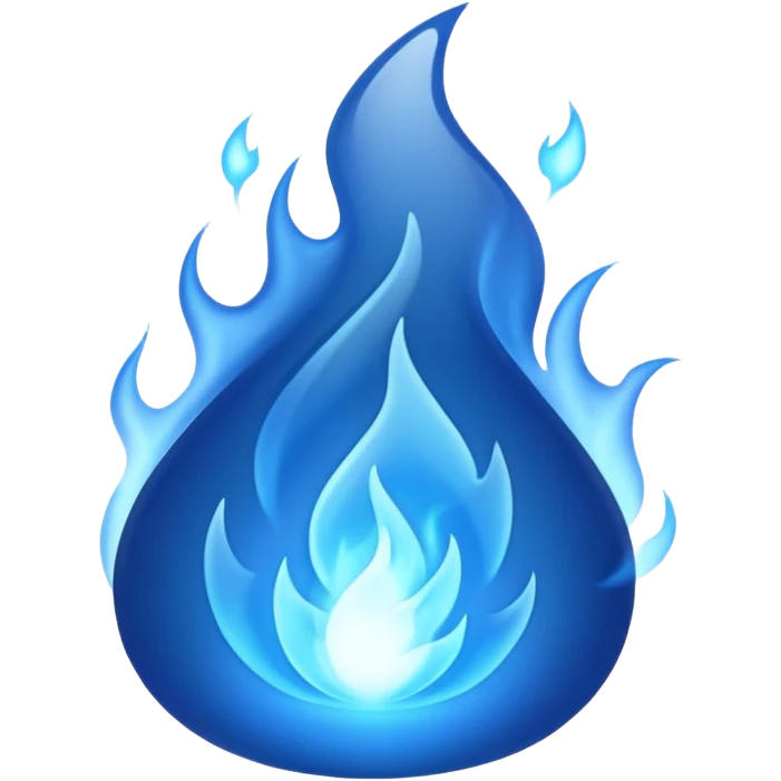 blue fire emoji