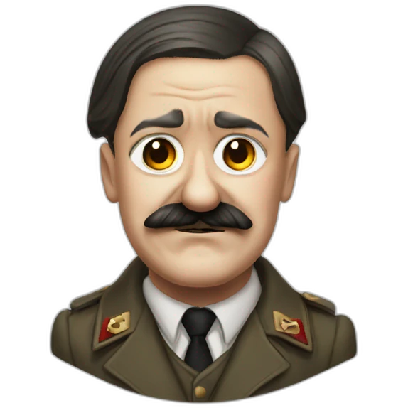 Adolf Hitler clown nice emoji