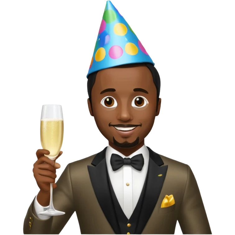 P Diddy at a lively party emoji