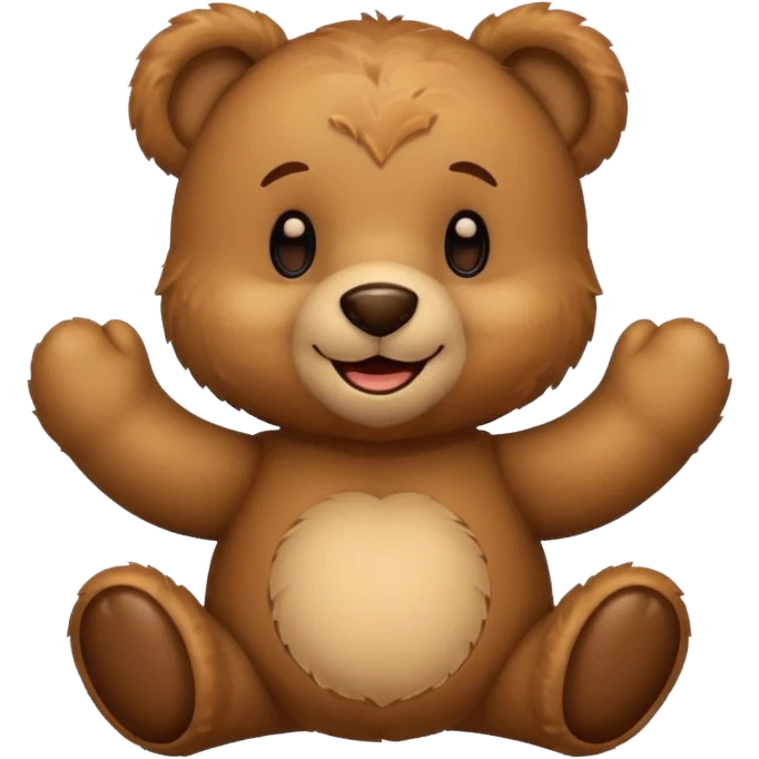 teddy bear saying yes emoji