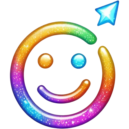 sparkling sign with sparkles, no face emoji