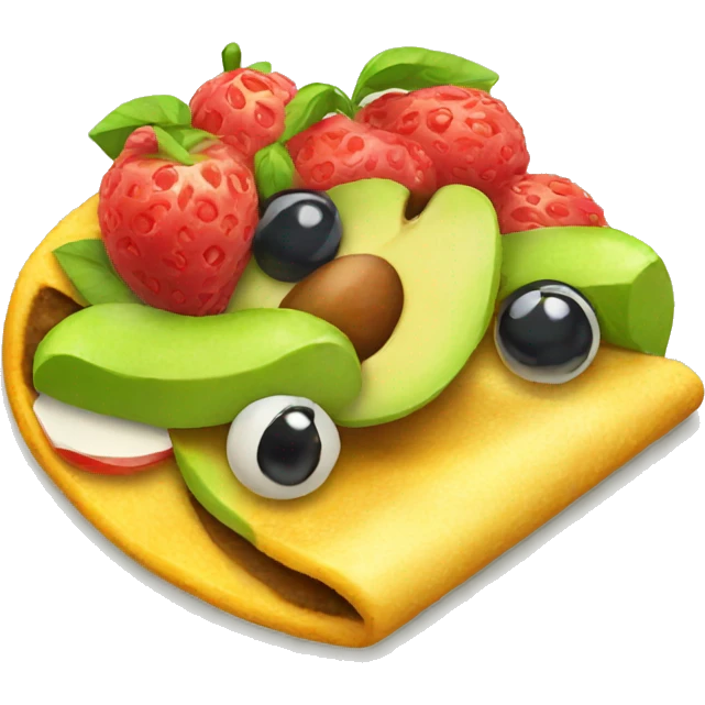 Fruit taco emoji