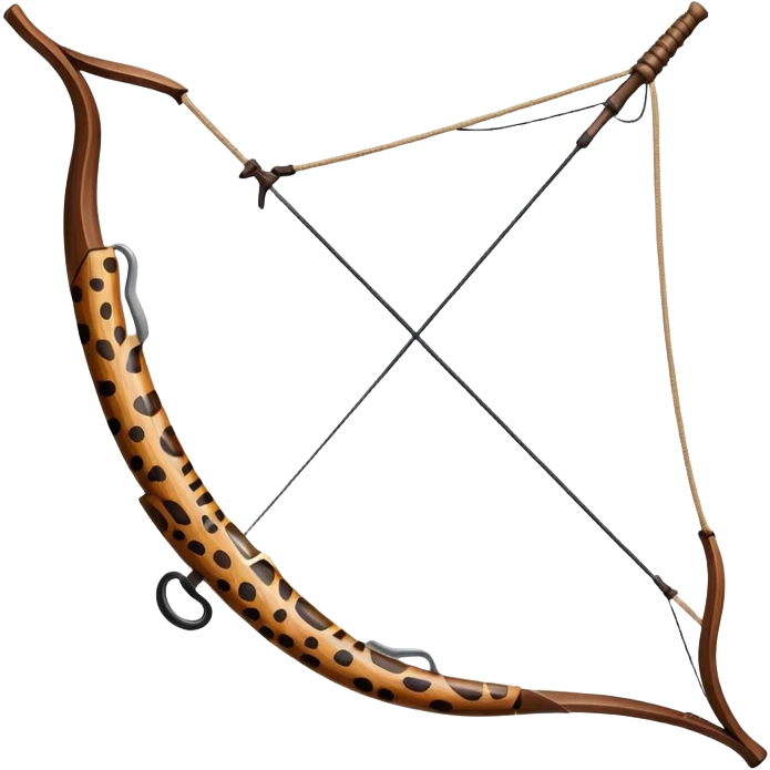 Bow and jaguar  emoji