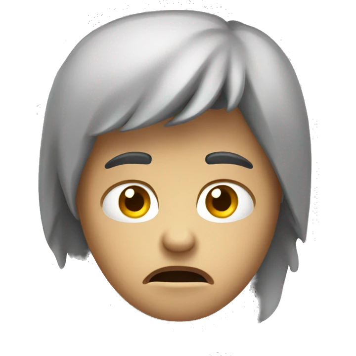 Stressed emoji