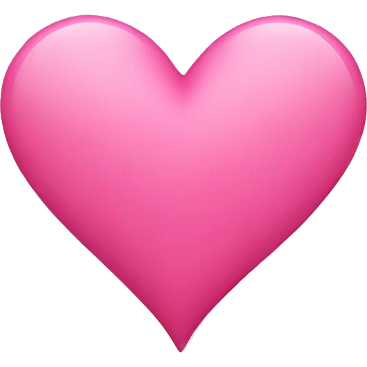 Pink heart emoji
