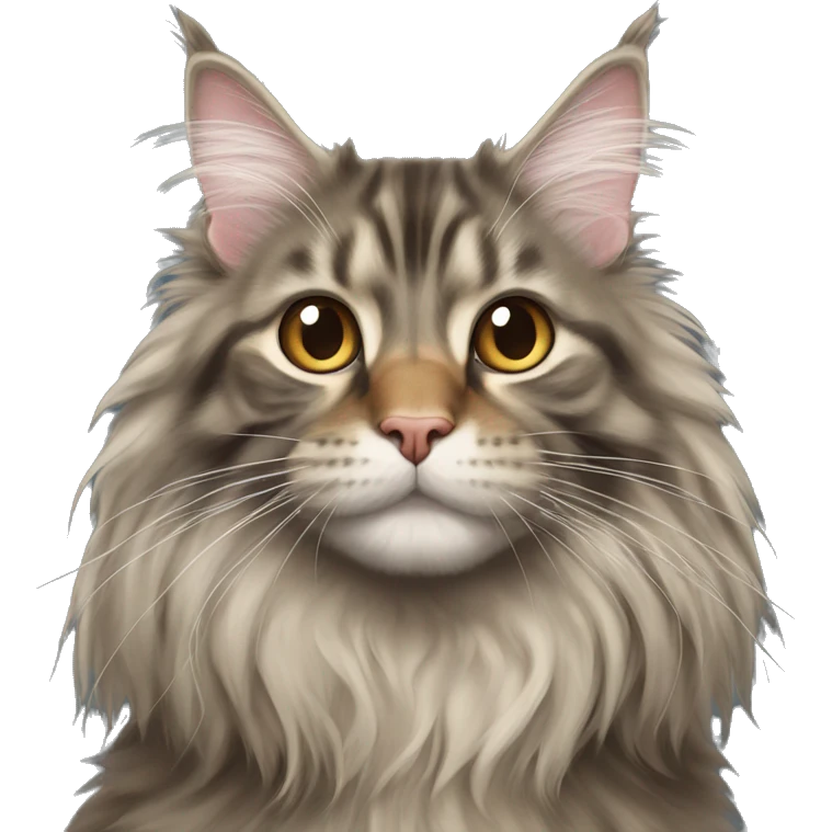 maine coon cat in san francisco emoji