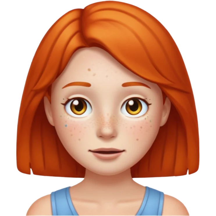 Emoij met sproeten emoji