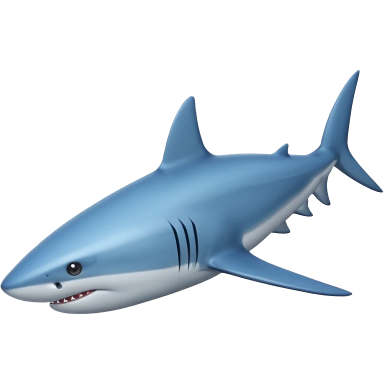 blue shark  emoji