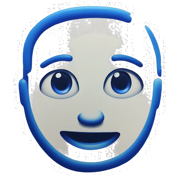 Instagram Blue marker  emoji