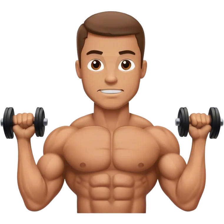 guy doing bicep-curls emoji