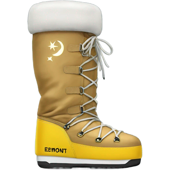 Icon moon boot emoji