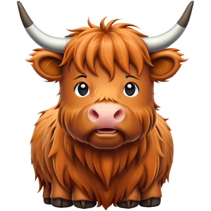 Highland cow emoji
