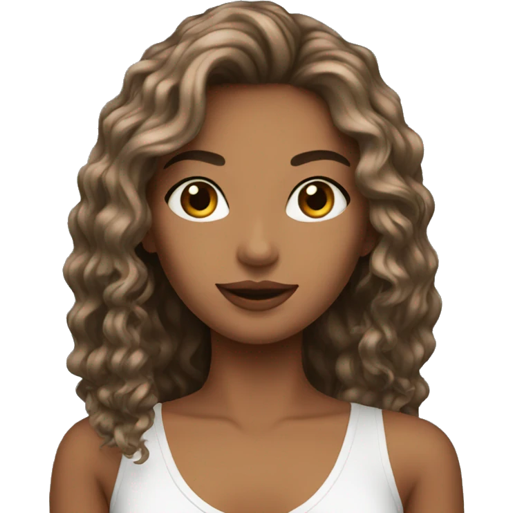 pretty model emoji