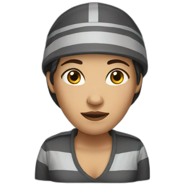 female prisoner emoji