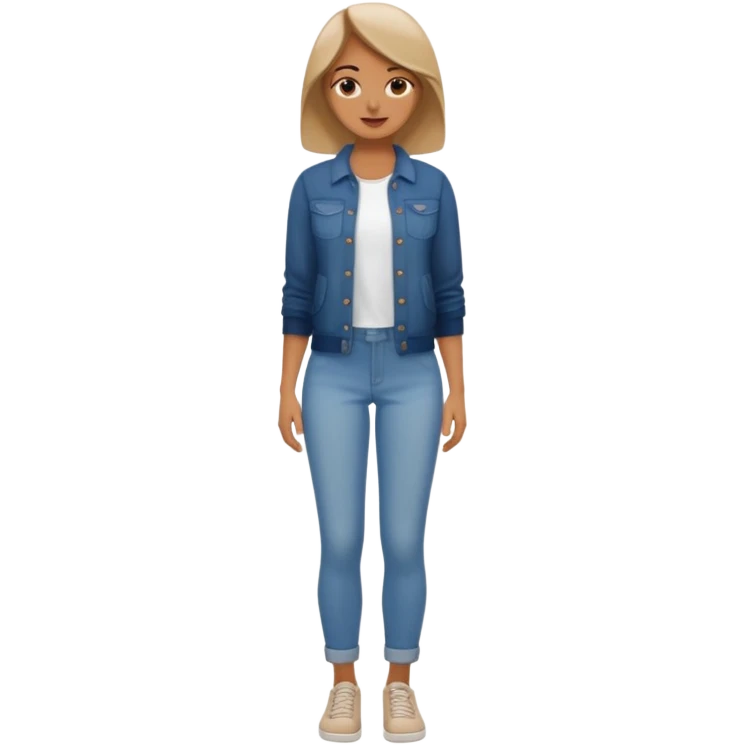 MUJER CUERPO COMPLETO ROPA CASUAL emoji