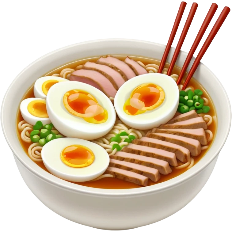 뚜껑이 열리고 안쪽의 라면이 보이게 emoji